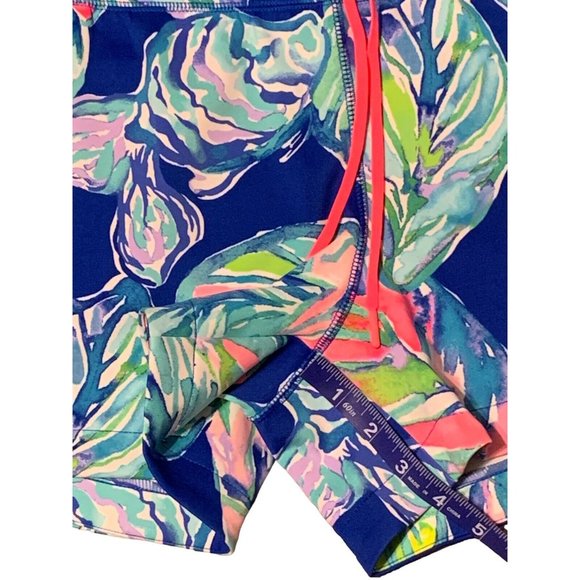 Lilly Pulitzer Luxletic Multicolor Pull Up Shorts RN 88189 Size XL - Picture 5 of 6